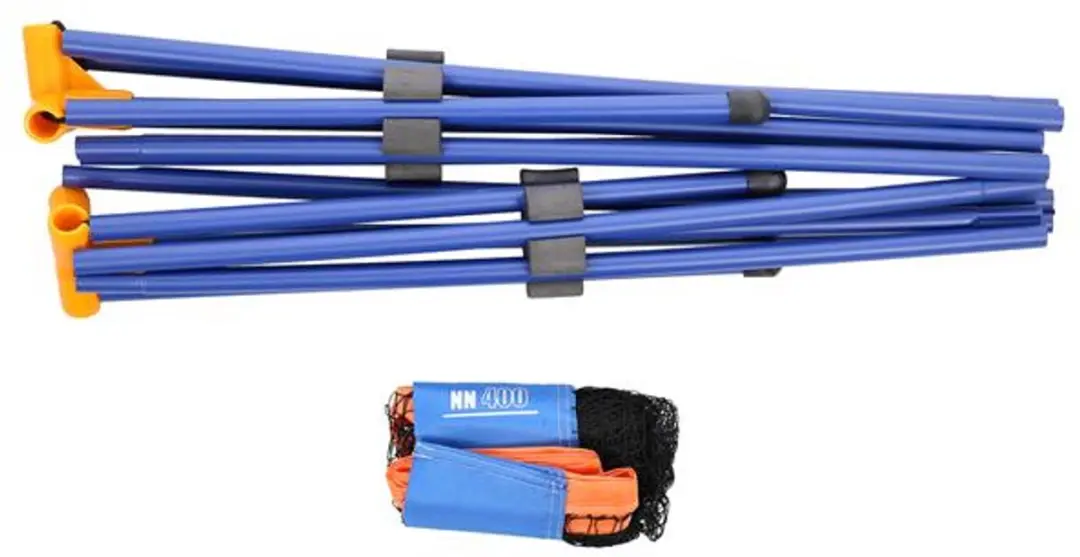 Nils NN400 Badmintonnet 400cm Vrijstaand - Blauw/Oranje