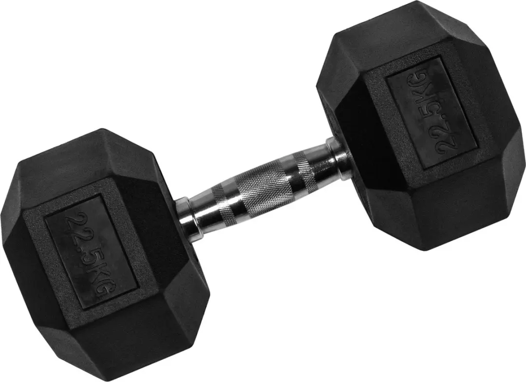 Virtufit Hexa Dumbbell Pro 22,5 kg - Zilver/Zwart
