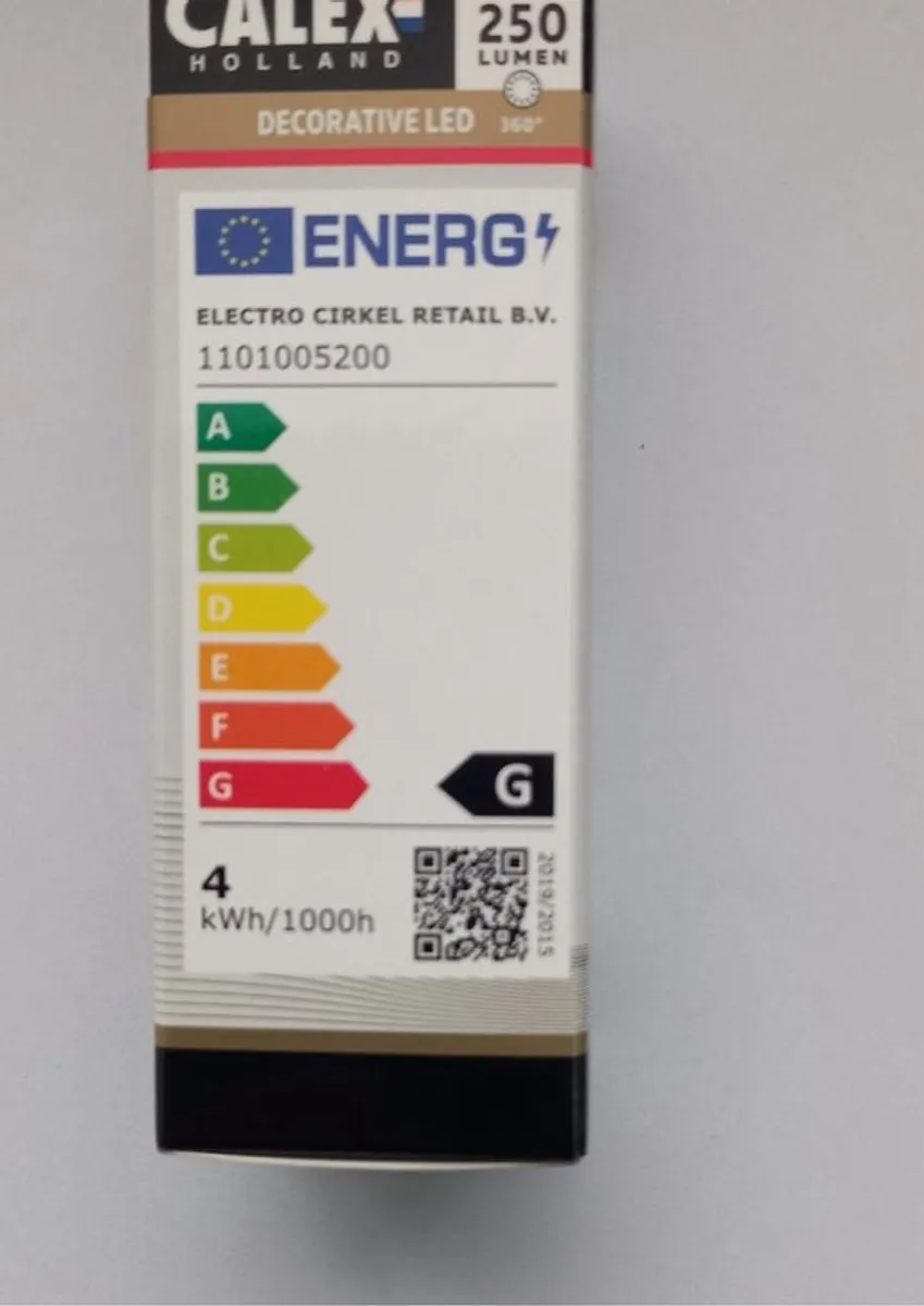 Calex LED Kaarslamp 3,5W E14 Goud - 2 Stuks