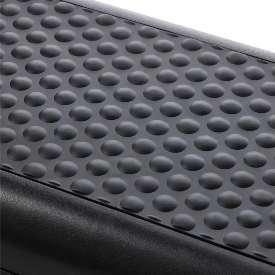 HMS Verstelbare Fitness Step Pro Aerobic Stepper - Zwart/Oranje