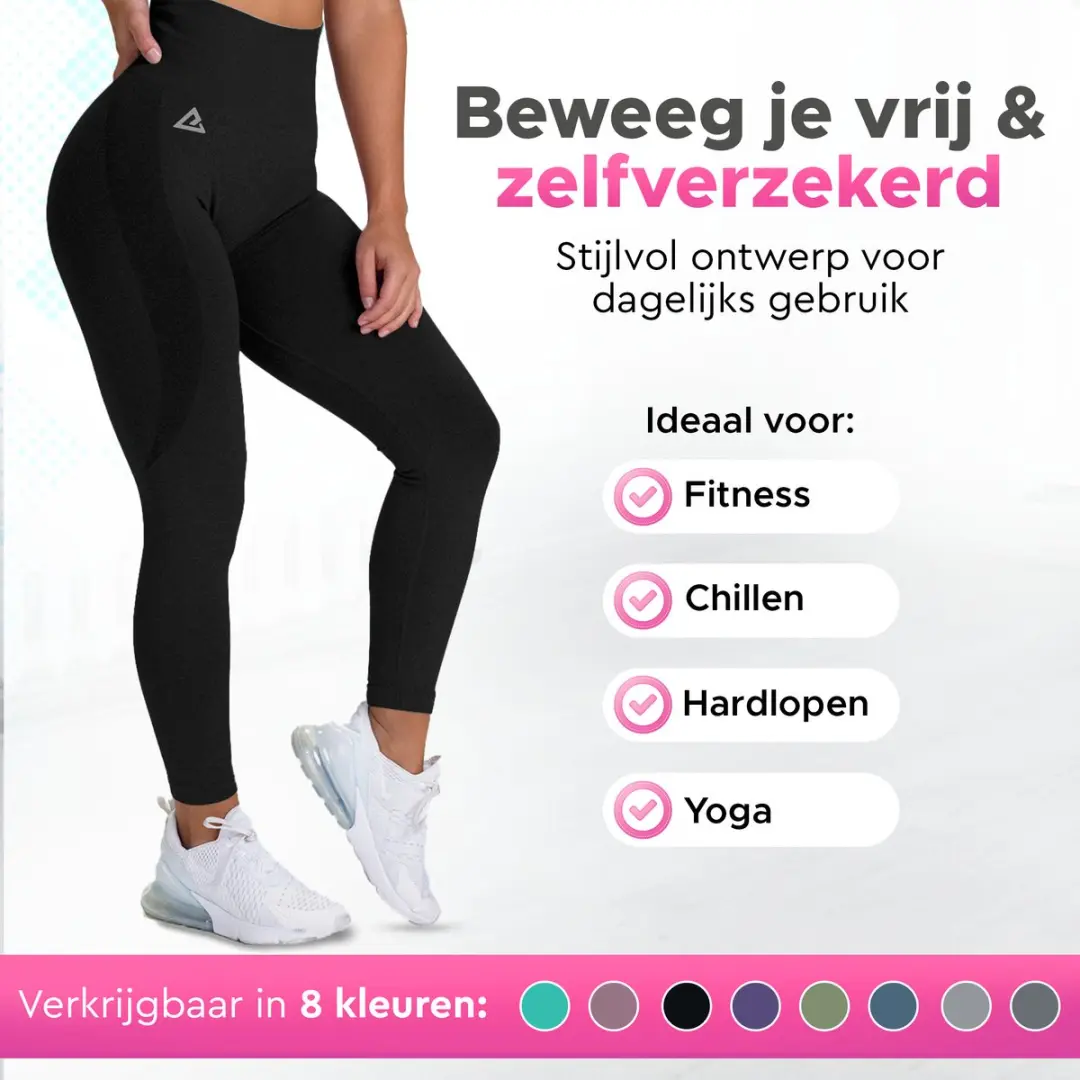 Mewave Sportlegging Dames - XL - Zwart