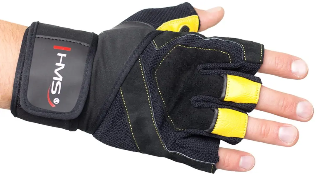 HMS RST01 Fitness Handschoenen XXL - Zwart/Geel