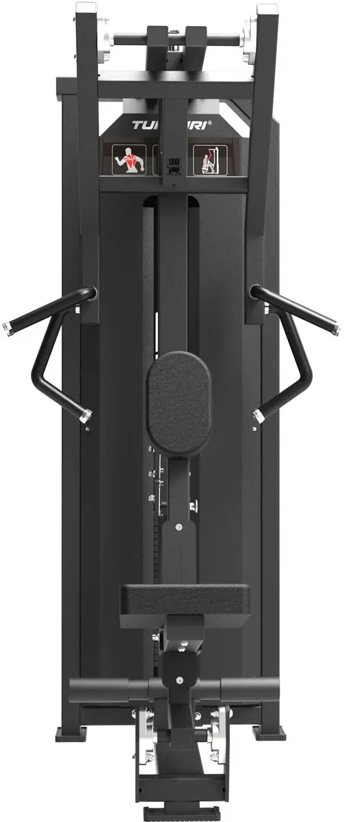 Tunturi Platinum Seated Row Krachtstation 120kg - Zwart