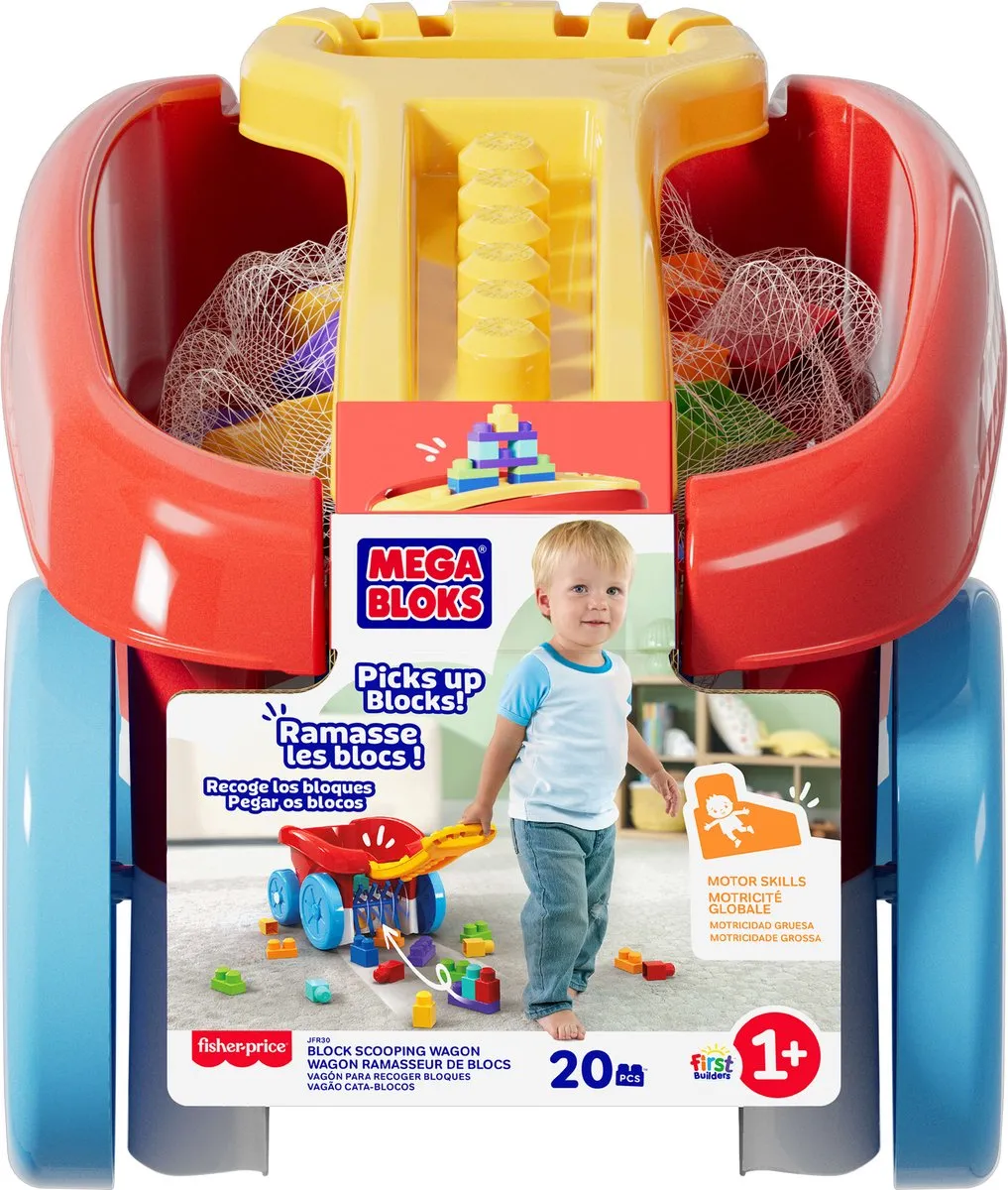 Mega Bloks Blokkenschepwagen Constructiespeelgoed 20-delig