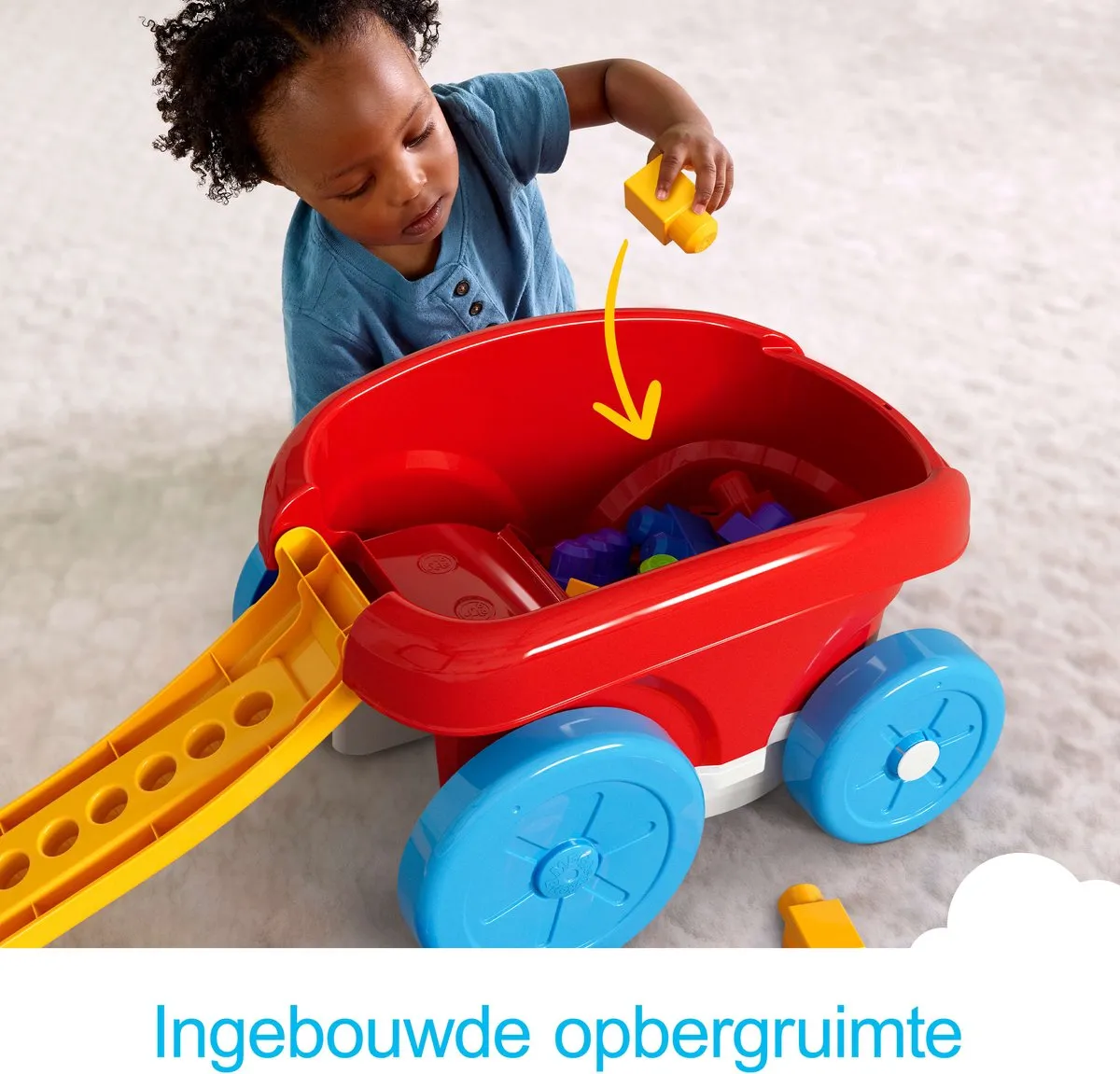 Mega Bloks Blokkenschepwagen Constructiespeelgoed 20-delig - Meerkleurig