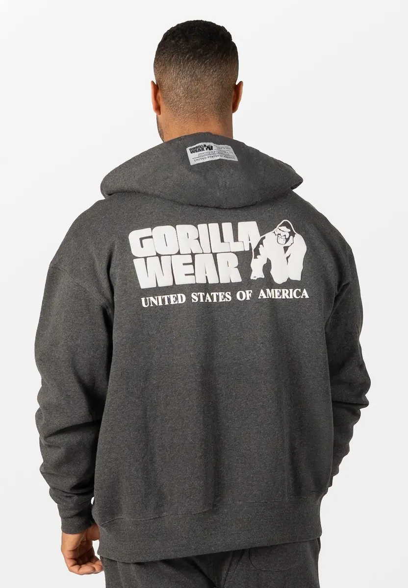 Gorilla Wear Classic Oversized Vest - Donkergrijs - 2XL
