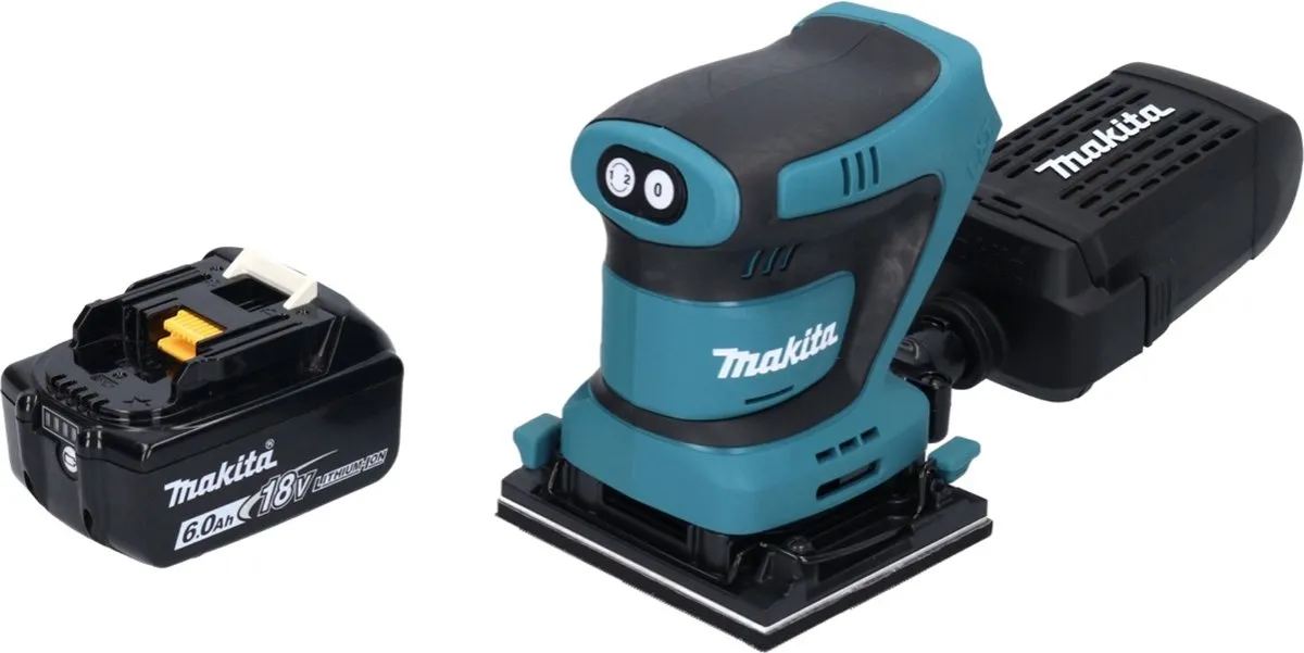 Makita DBO 480 G1 Accu-Schuurmachine 18V - 1x 6,0Ah Accu