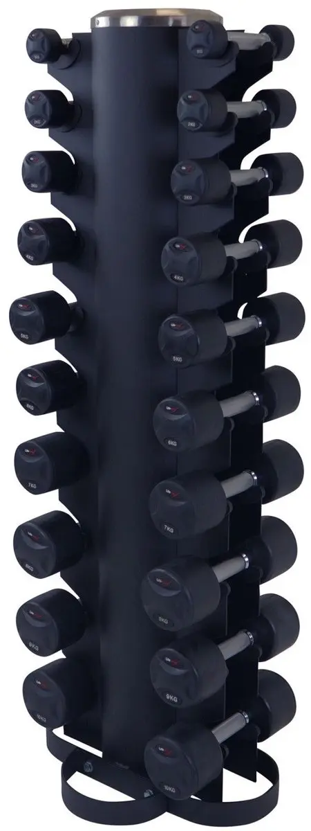 LifeMaxx Vaste Dumbbell 6 kg - Zilver/Zwart