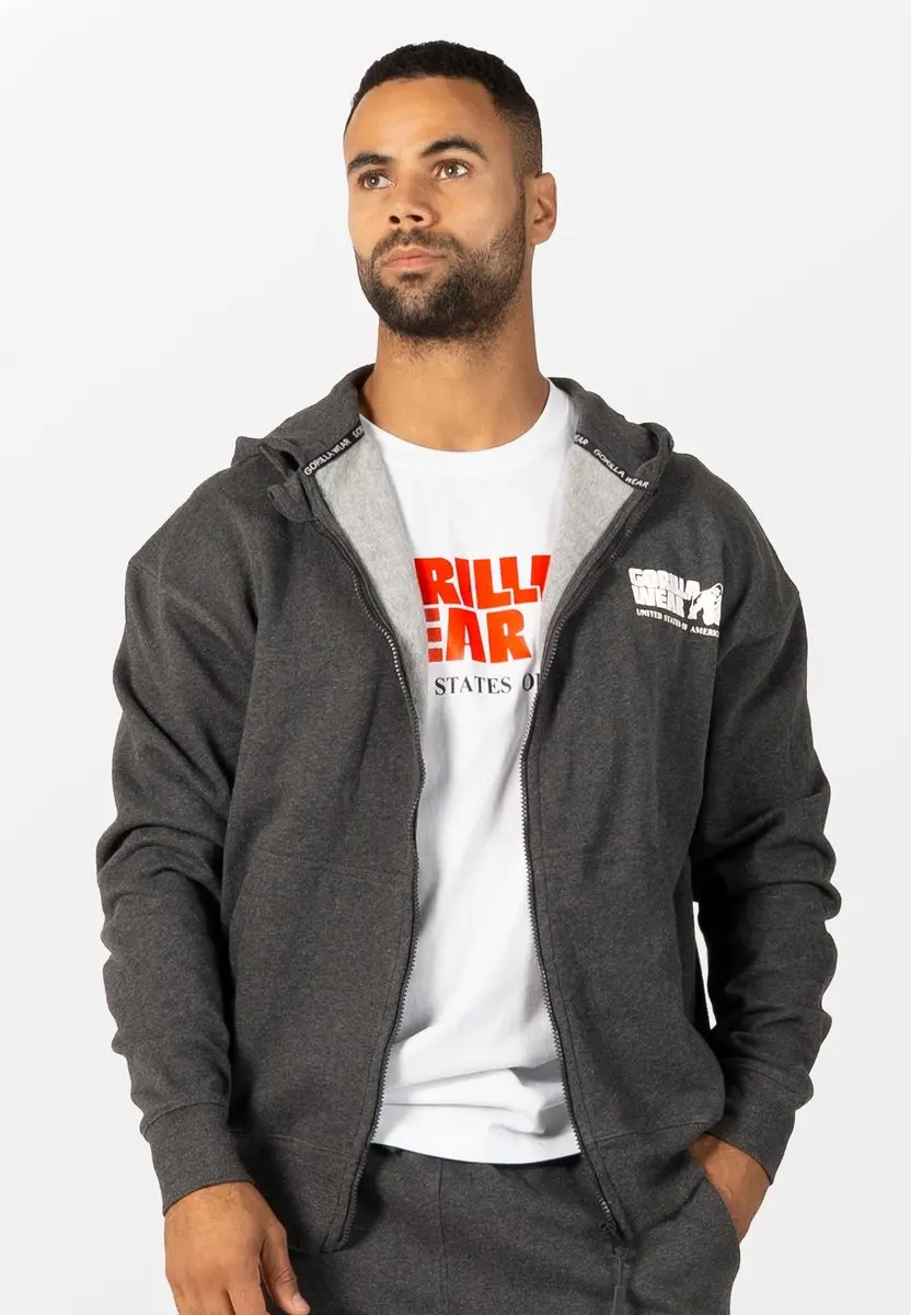 Gorilla Wear Classic Oversized Vest - Donkergrijs M