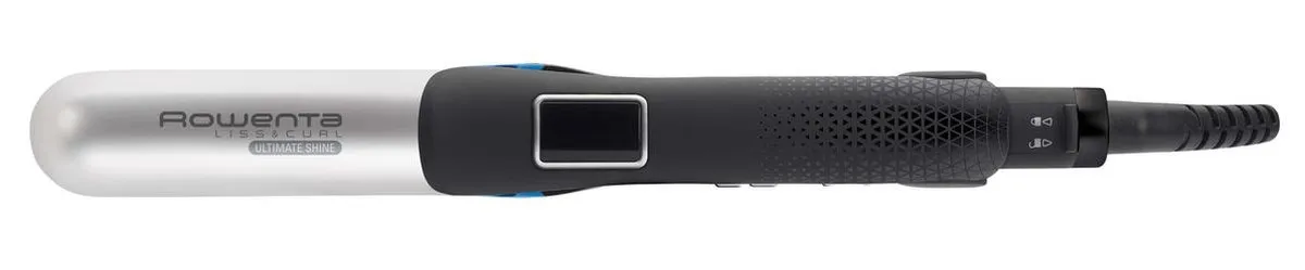 Rowenta Liss & Curl Ultimate Shine SF6220 Stijltang - 5 standen - Zwart/Grijs/Blauw