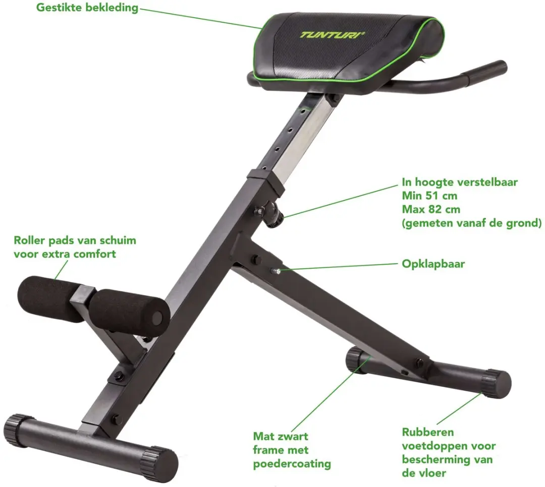 Tunturi CT40 Core Trainer - Buikspierbank