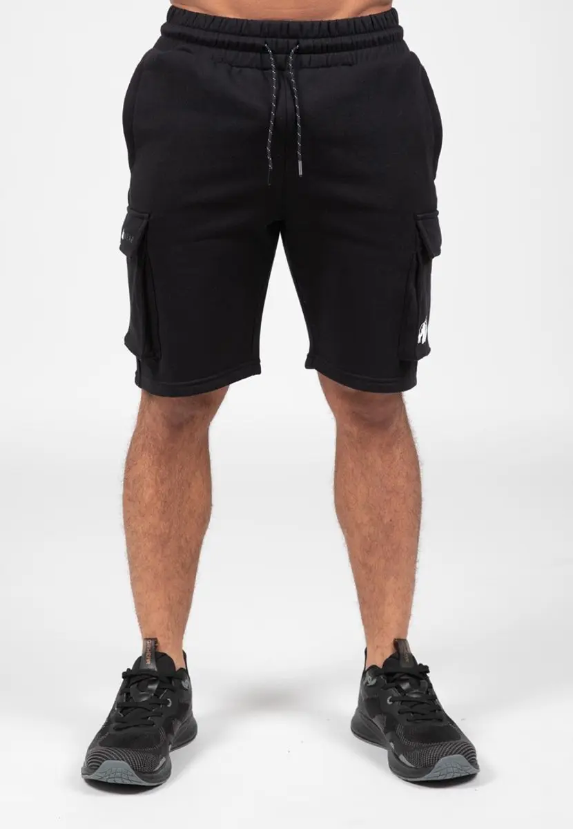 Gorilla Wear Hudson Cargo Shorts - Zwart - 2XL