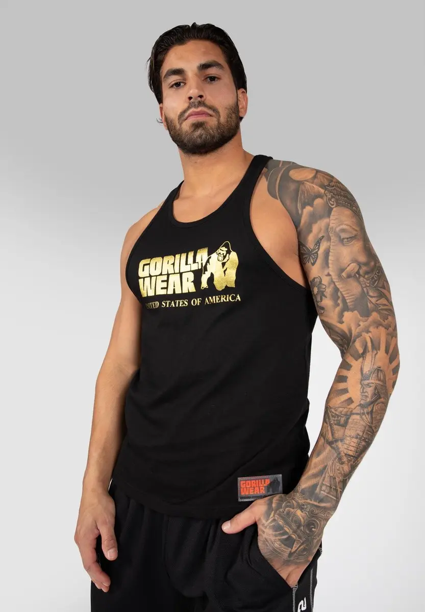 Gorilla Wear Classic Tanktop - Goud - S