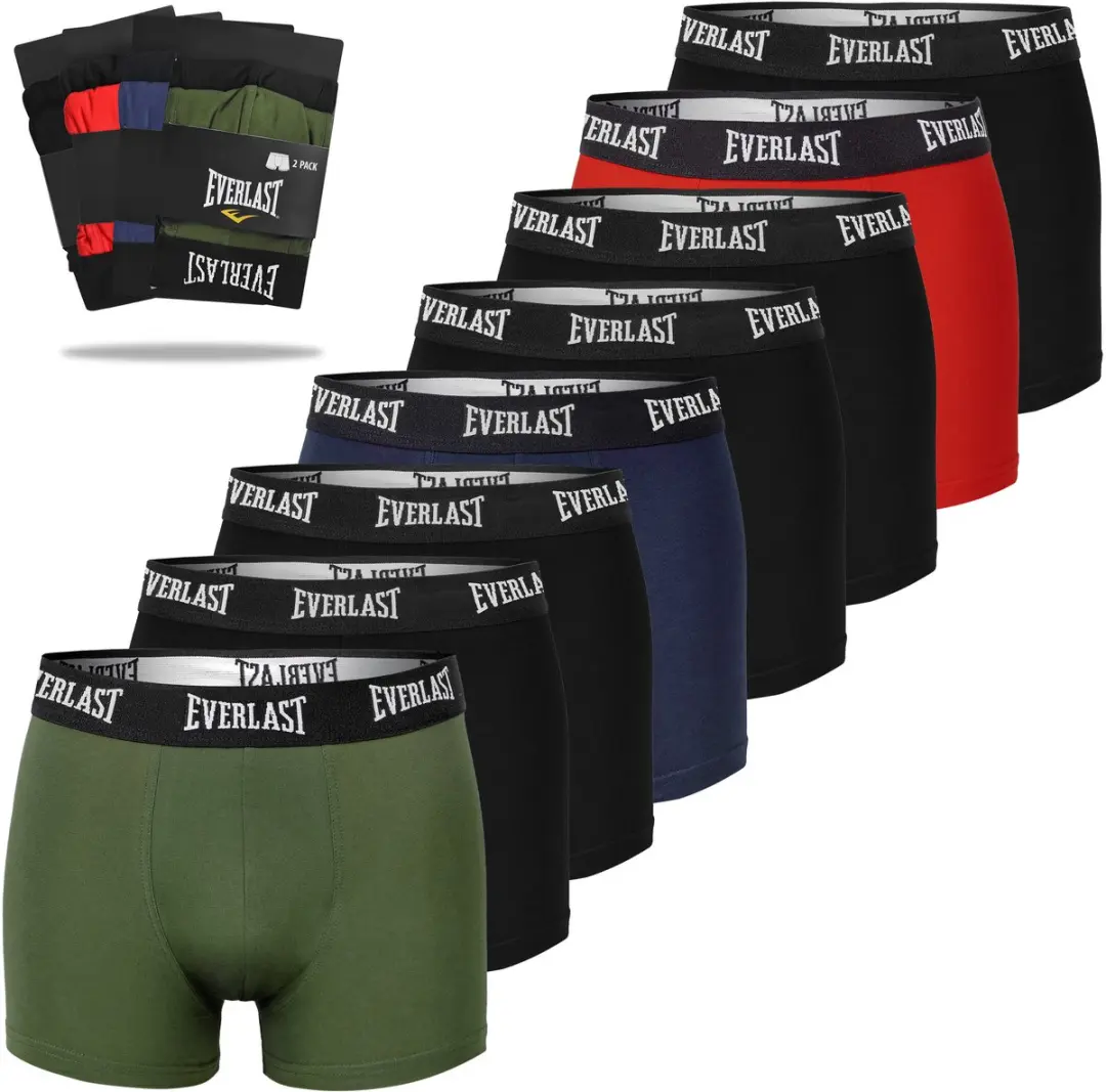 Everlast Heren Boxershorts - 8 Stuks - Katoen - XL