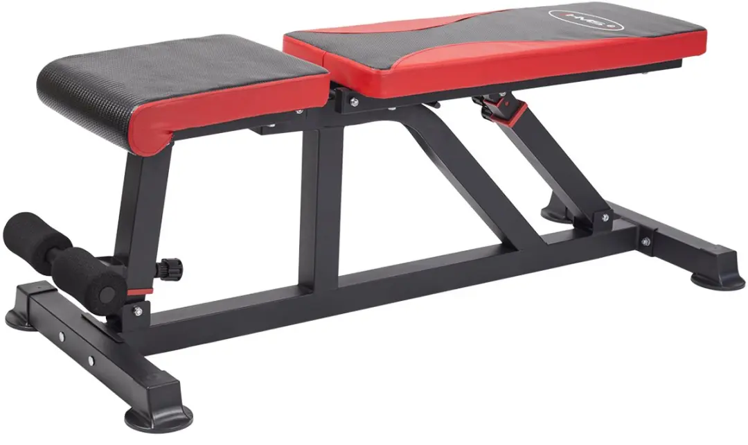 HMS L8015 Multifunctionele Fitnessbank - Verstelbaar - Zwart