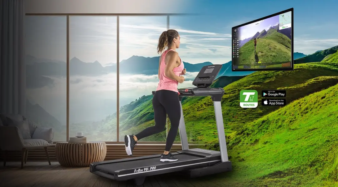 Tunturi FitRun 90I Loopband - 16 Programma's - 20 Hellingshoeken - 0,8-20,0 km/u
