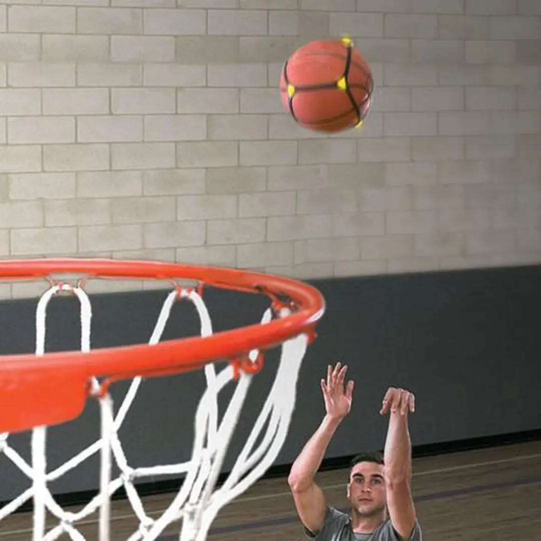 Sklz Square Up Basketbal - Balcontrole & Snelheid - Zwart/Geel