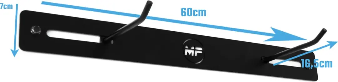Muscle Power Ophangbeugel Fitnessmat - Zwart