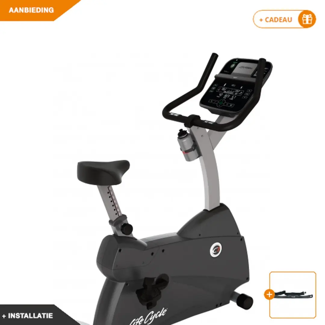 Life Fitness LifeCycle C1 Track Connect 2.0 Hometrainer - 15 Programma's