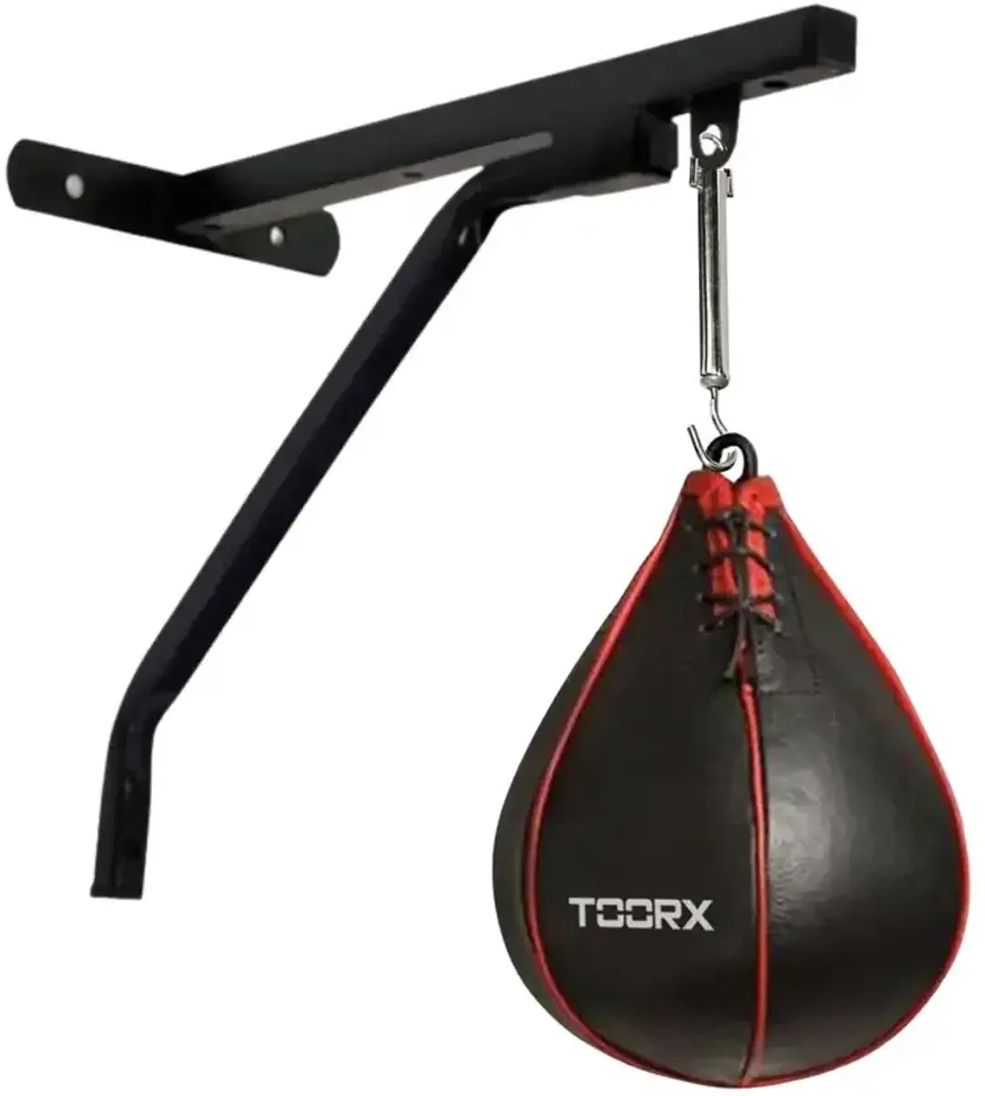 Toorx Fitness Speedball Hangend - Kunstleer - Zwart/Rood