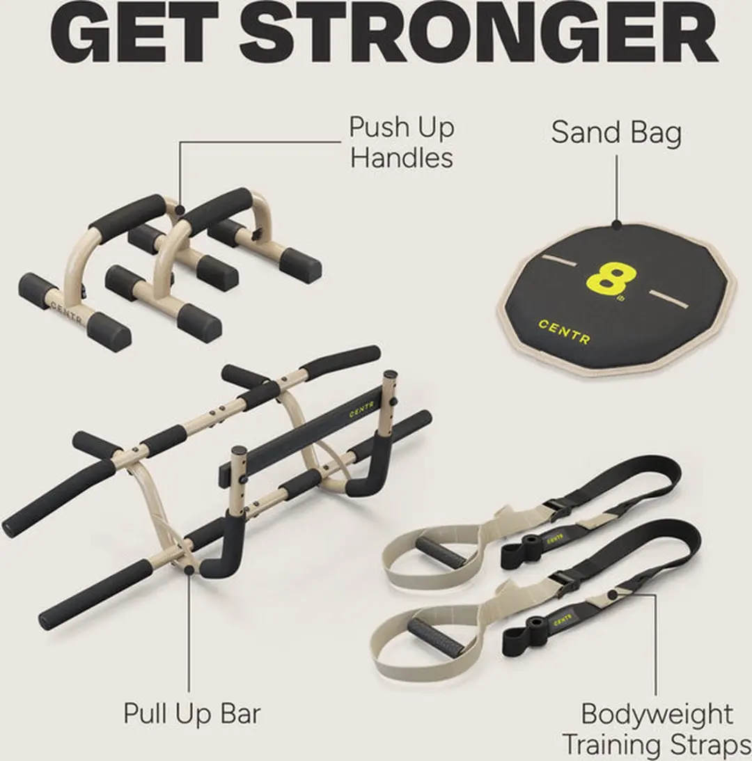 Centr by Chris Hemsworth Strength Training Kit 4-in-1 - Beige/Zwart