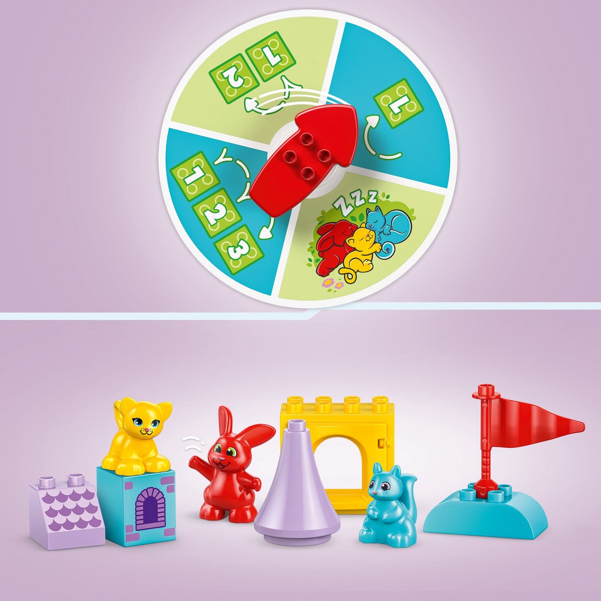 LEGO DUPLO Hopsy's Kasteelspel Educatief Speelgoed Bordspel - 10450