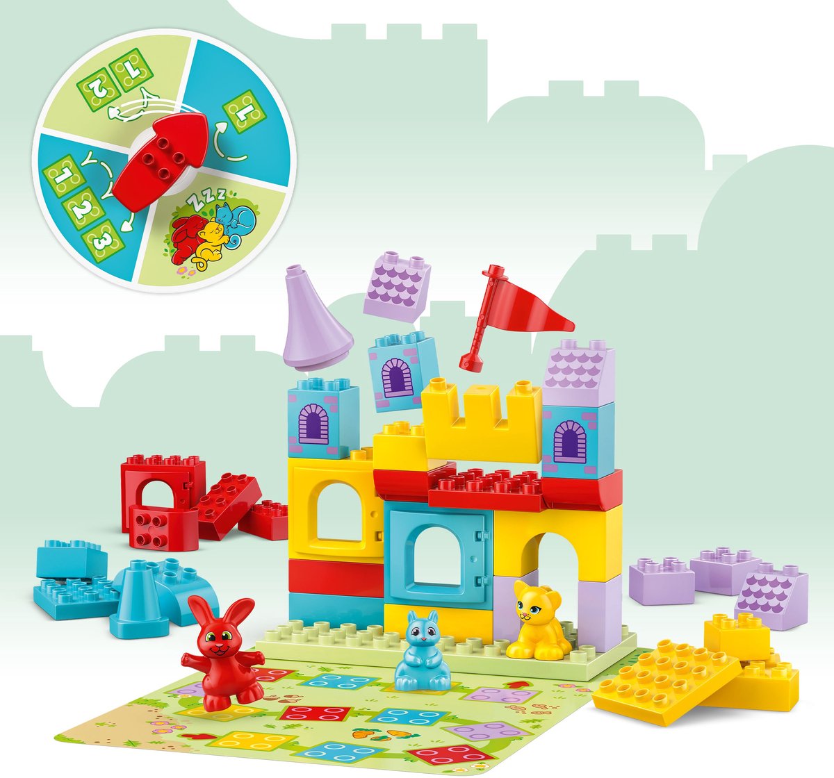 LEGO DUPLO Hopsy's Kasteelspel Educatief Speelgoed Bordspel - 10450