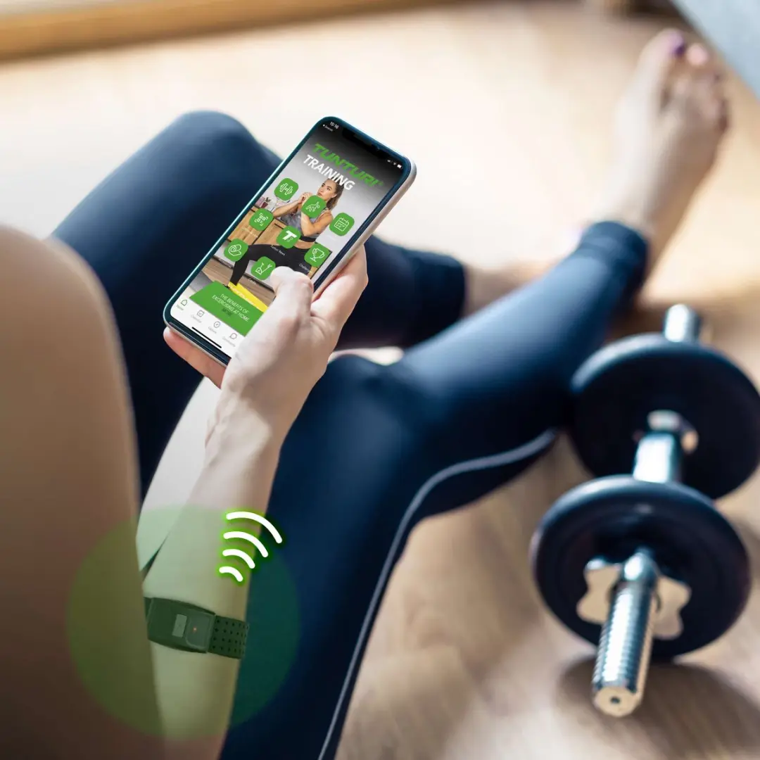 Tunturi Digitale Hartslagarmband - Bluetooth & ANT+ - Zwart