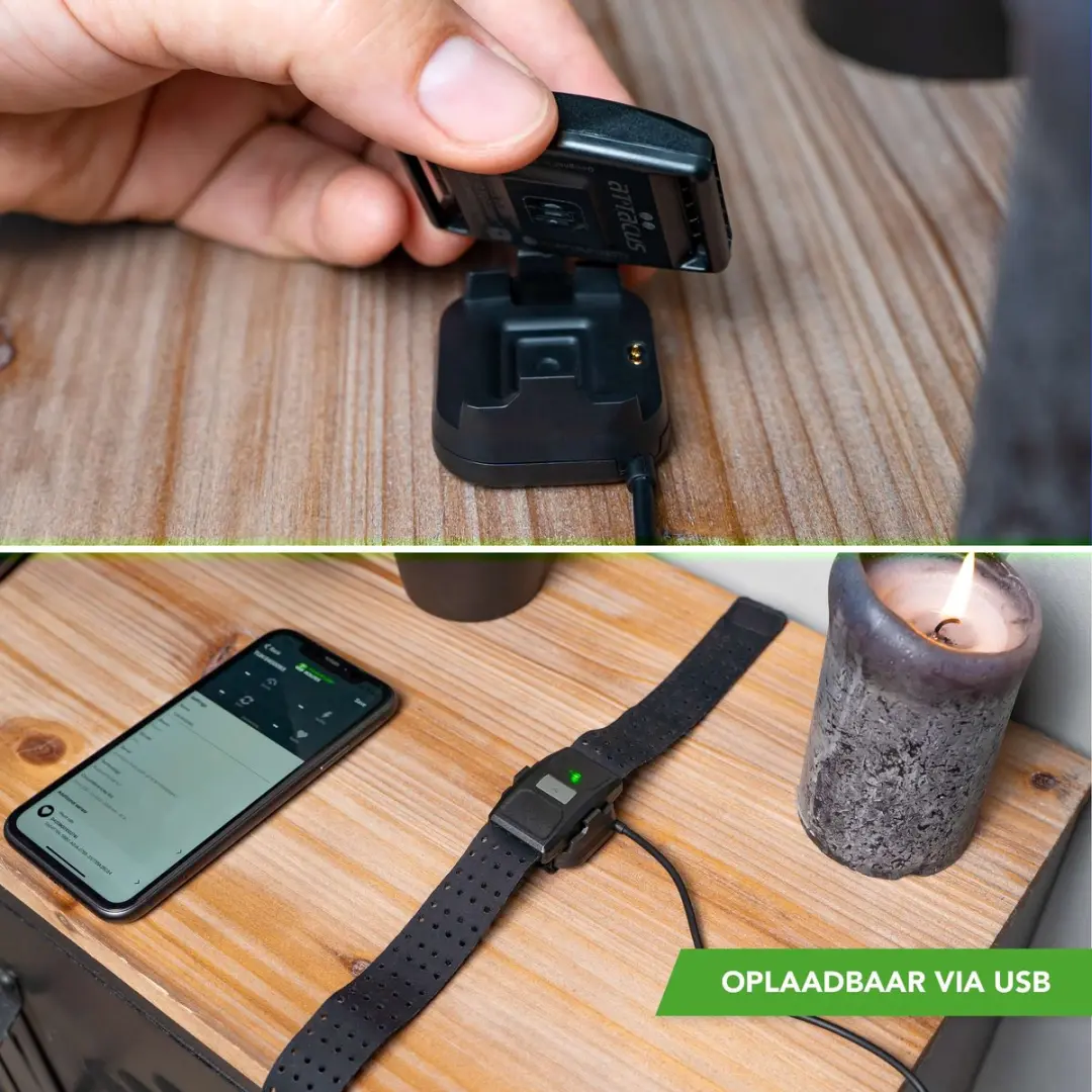 Tunturi Digitale Hartslagarmband - Bluetooth & ANT+ - Zwart
