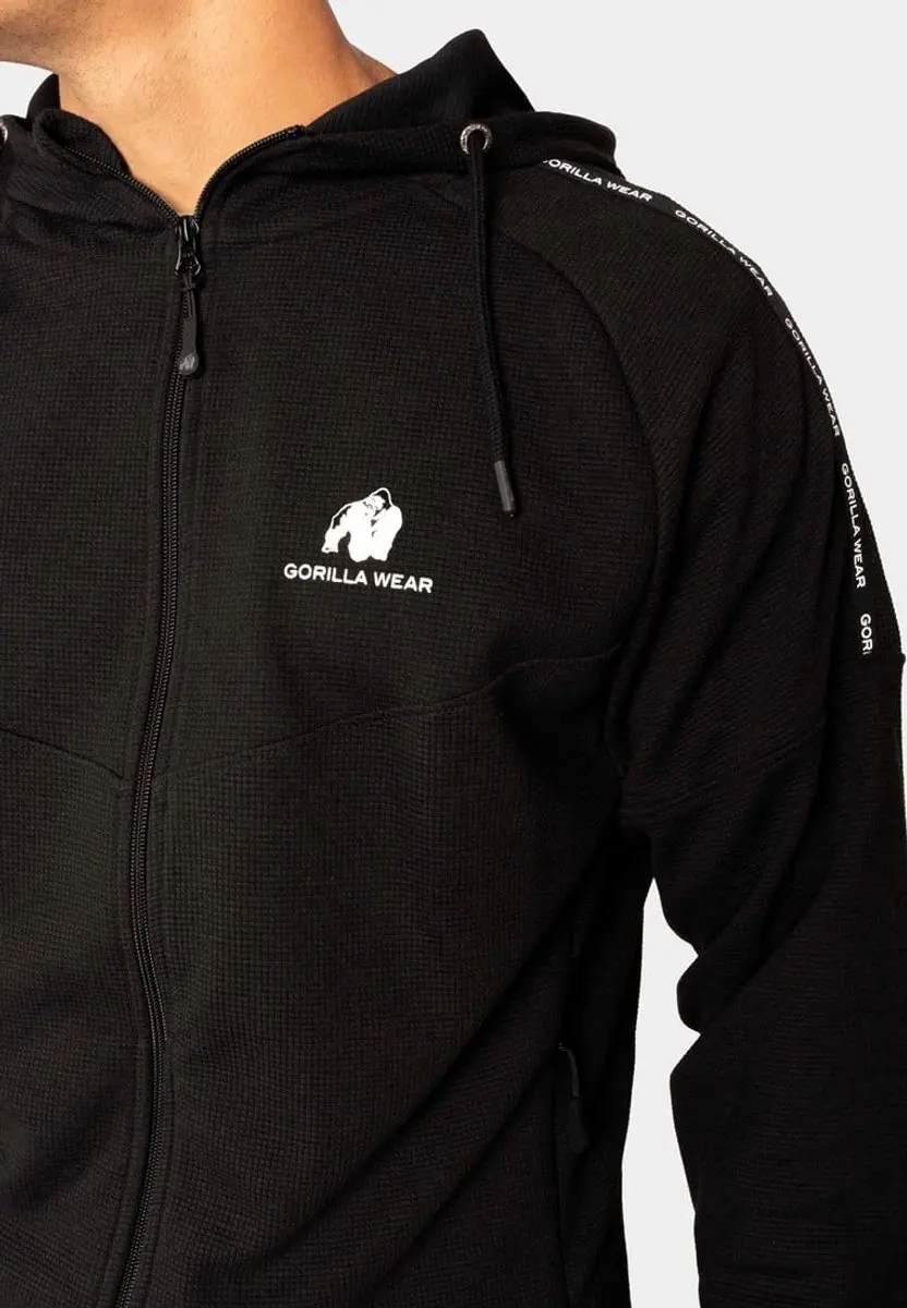 Gorilla Wear Harvey Trainingsjas L - Zwart