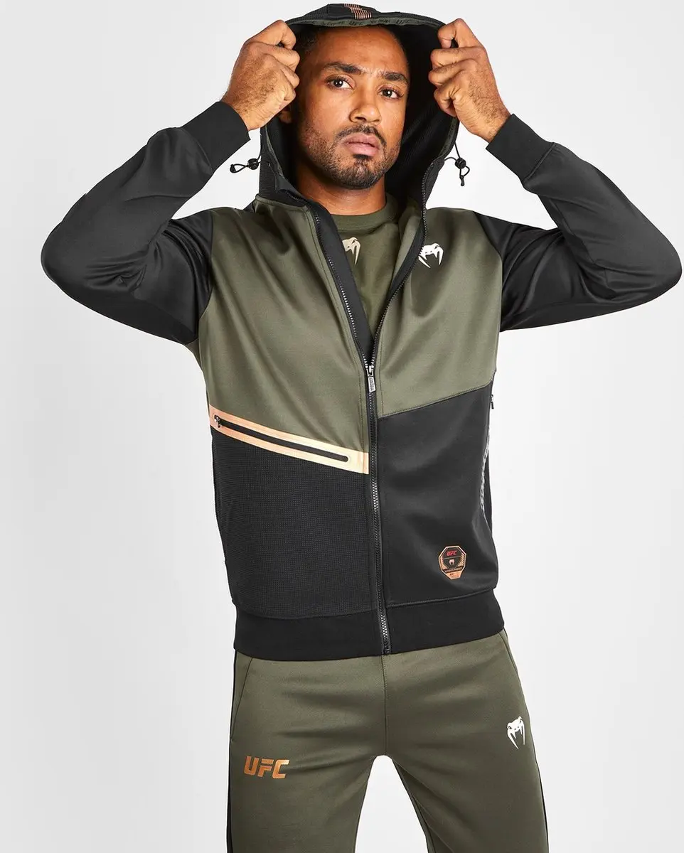 UFC Venum Adrenaline Fight Week Hoodie - XL - Kaki