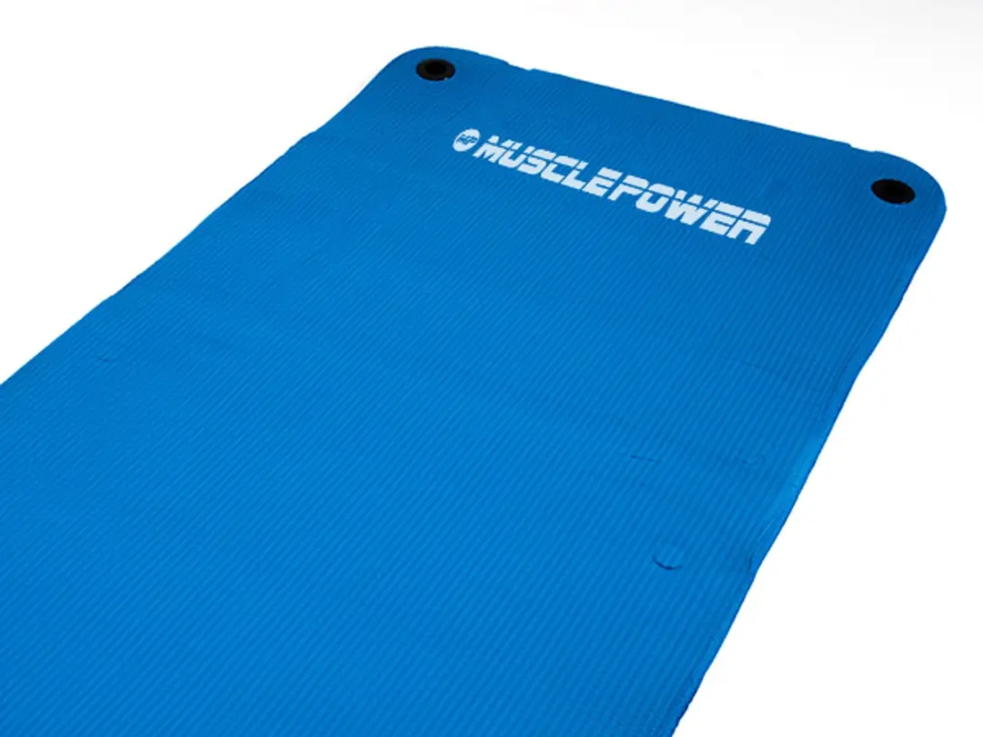 Muscle Power Fitnessmat Blauw 190x60cm