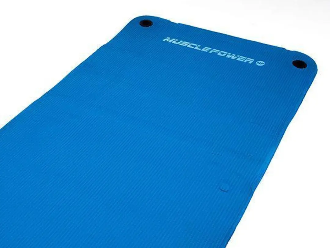Muscle Power Fitnessmat Blauw 190x60cm