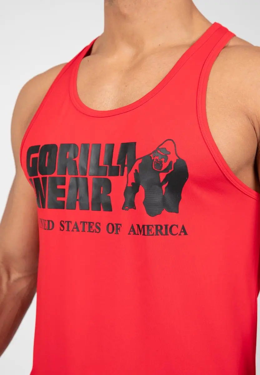 Gorilla Wear Classic Training Tank Top 3XL - Rood