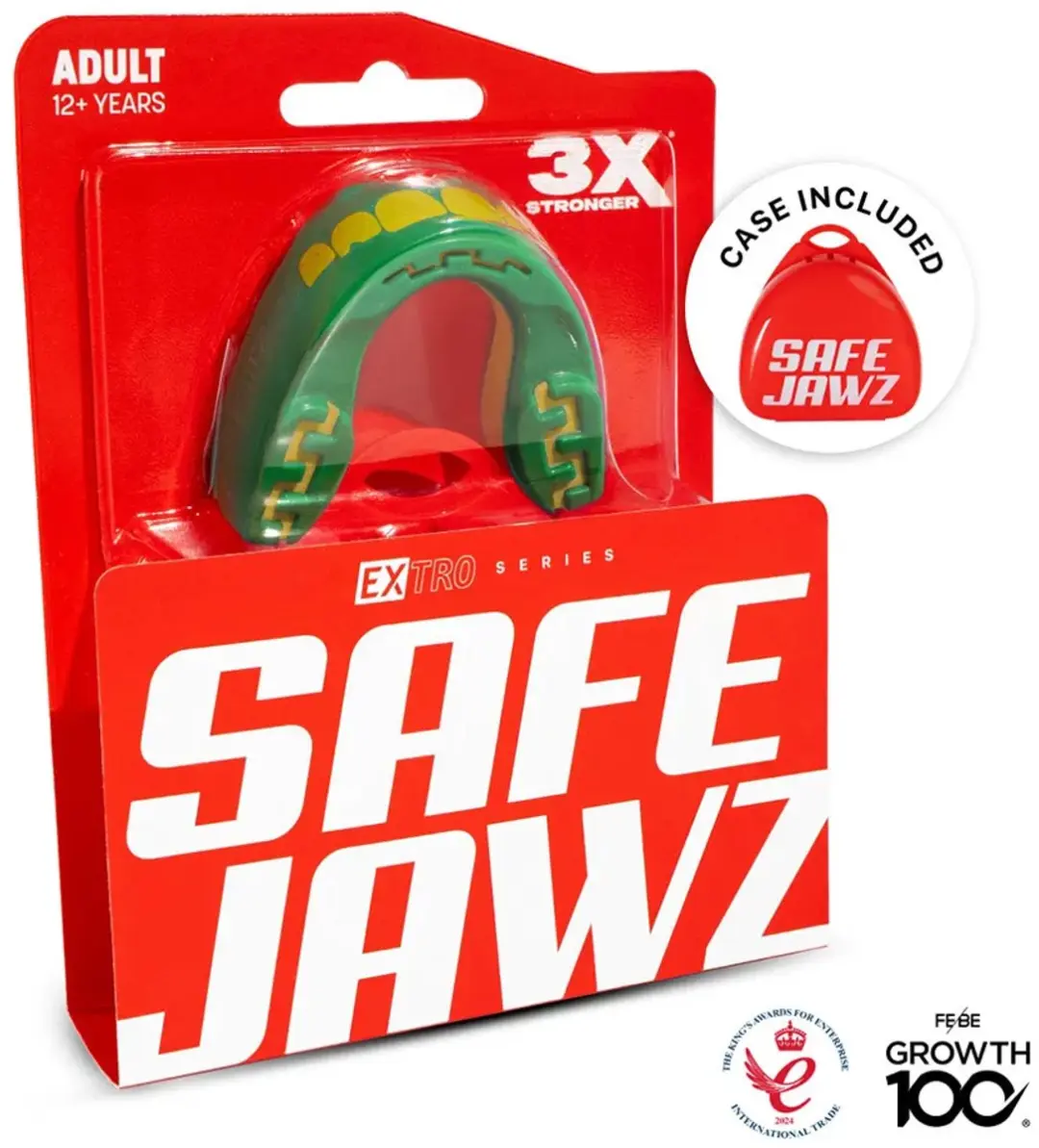 Safejawz Extro-Series Ogre Gebitsbeschermer - Groen - One Size