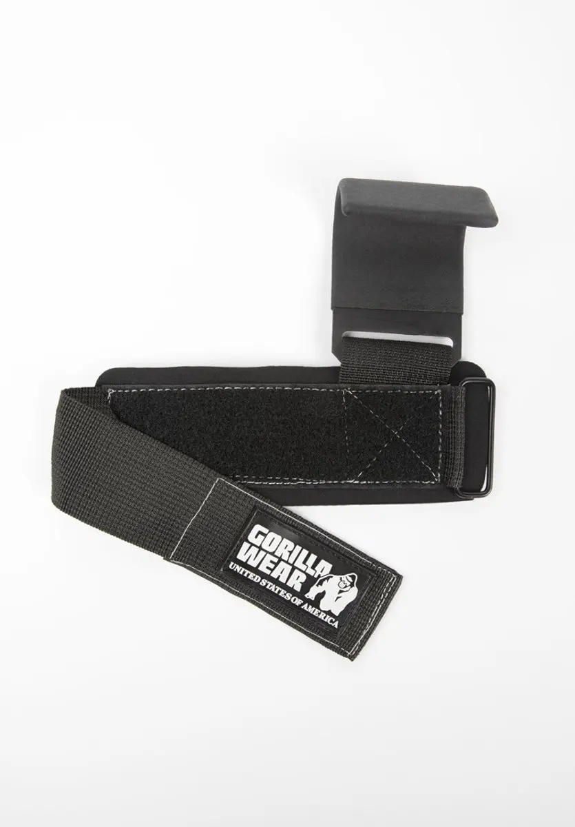 Gorilla Wear Weight Lifting Hooks - Zwart/Wit