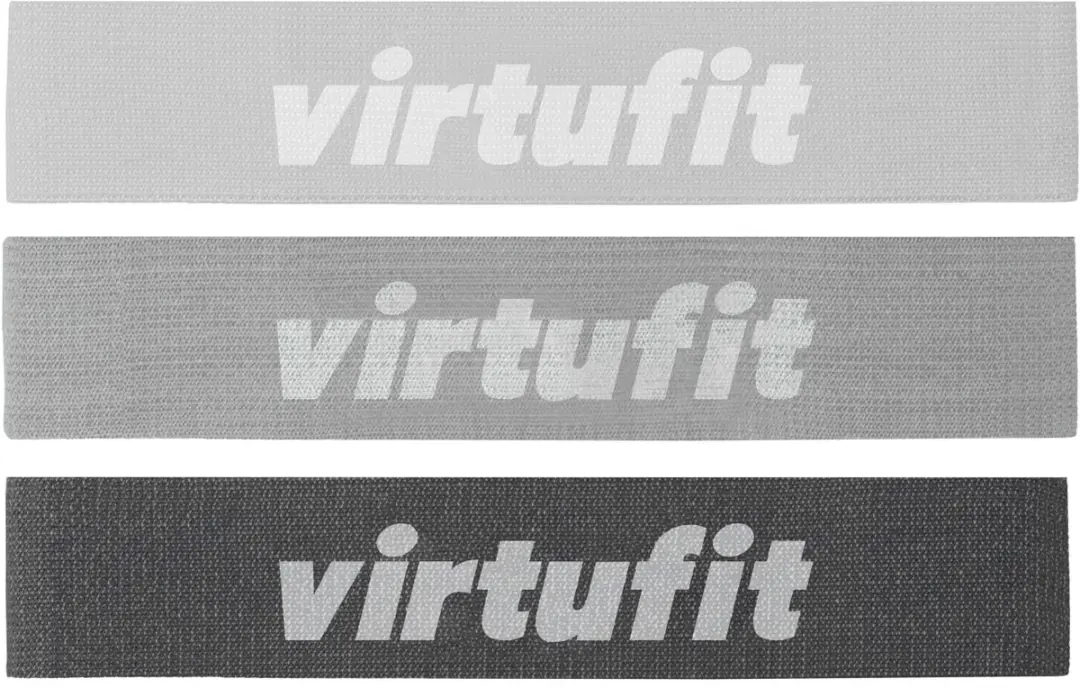 VirtuFit Mini Weerstandsbanden Set 3 Stuks - Grijs