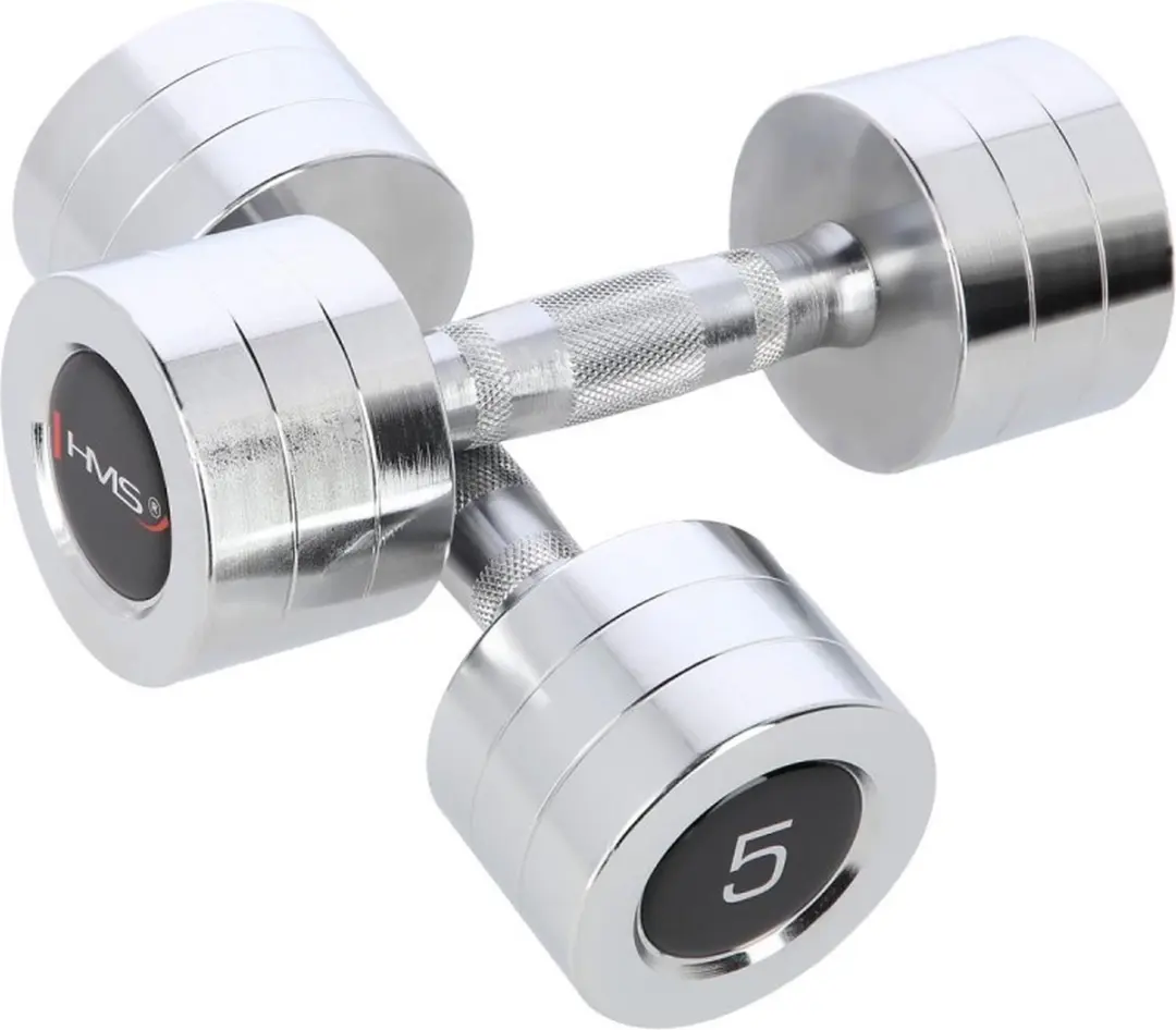 HMS Chroom Dumbbell Set 2x5kg