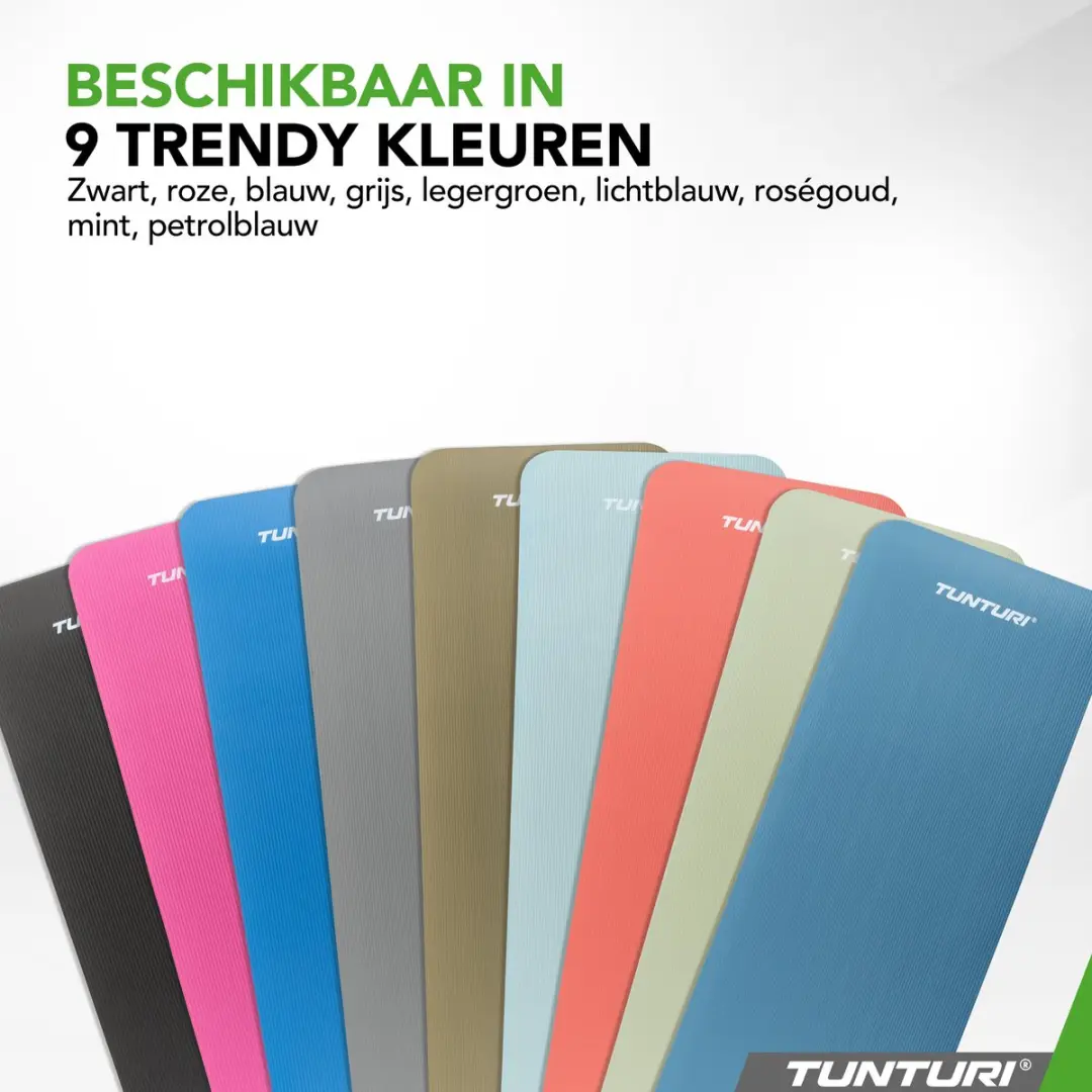 Tunturi NBR Yogamat 180x60x1,5cm - Mint