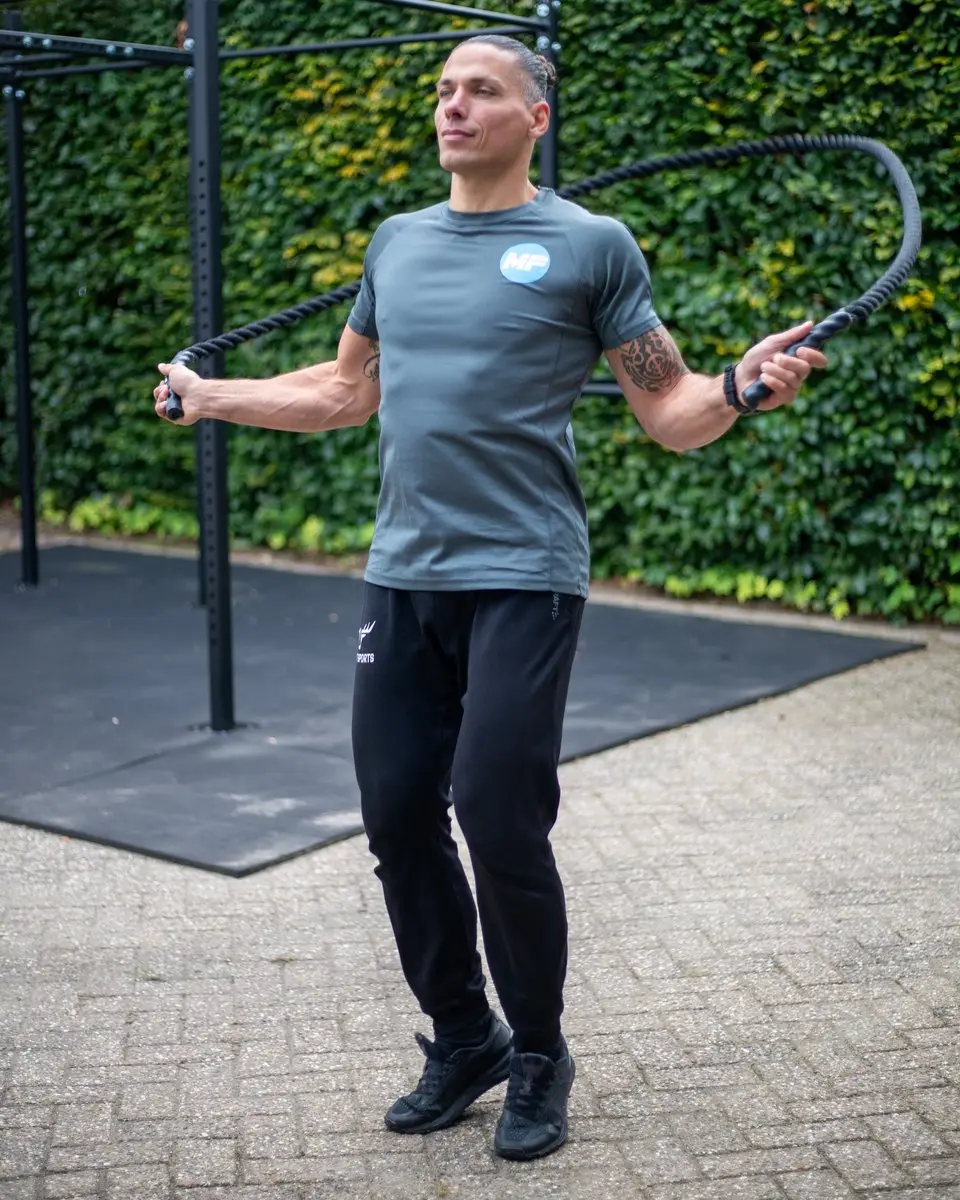 Muscle Power Heavy Jump Rope - Zwaar - Zwart
