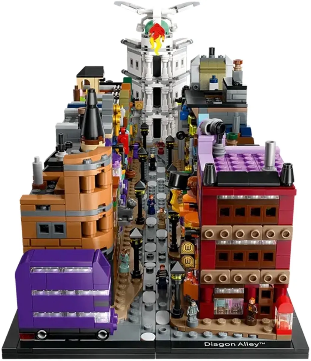 LEGO Harry Potter De Wegisweg Tovenaarswinkels 76444 - 2750 Stukken