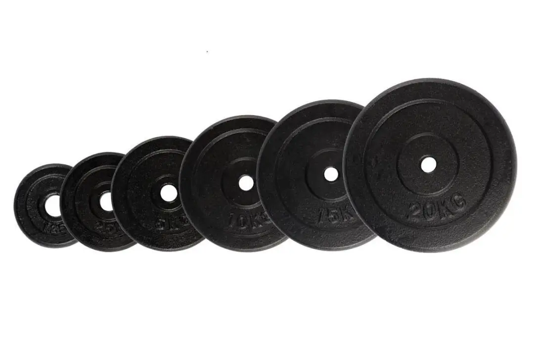 Virtufit Gietijzeren Gewicht 30mm 5kg - Zwart
