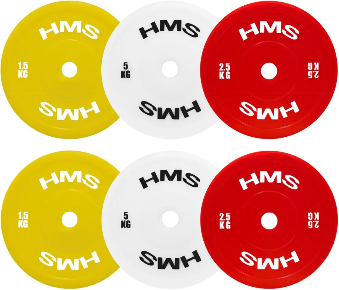 HMS TPP Olympische Technische Schijvenset 45cm - 1,5-5kg - 6 Stuks