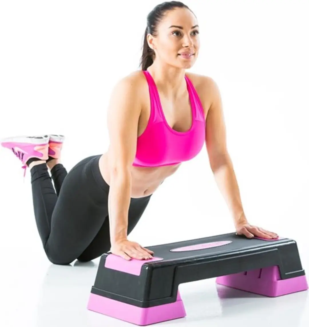 Gymstick Fitness Step Aerobic Stepper - Roze