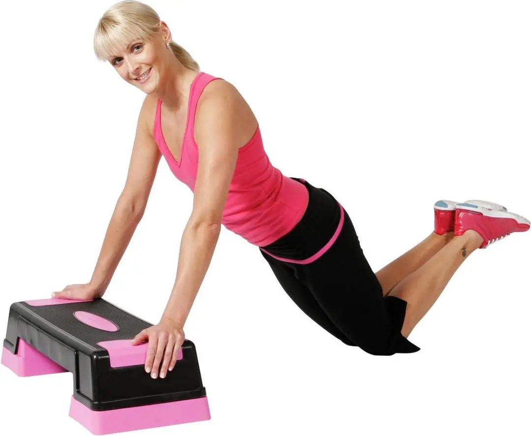 Gymstick Fitness Step Aerobic Stepper - Roze - afbeelding 6 van 6
