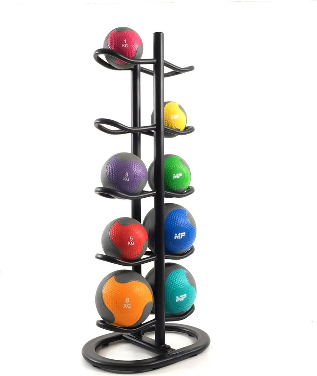 Muscle Power Opbergrek voor medicijnballen - 10 Stuks - Zwart