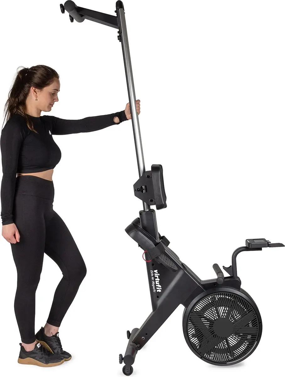 VirtuFit Elite Air Magnetic Roeimachine - 16 Standen - LCD Display - Zwart - afbeelding 6 van 6