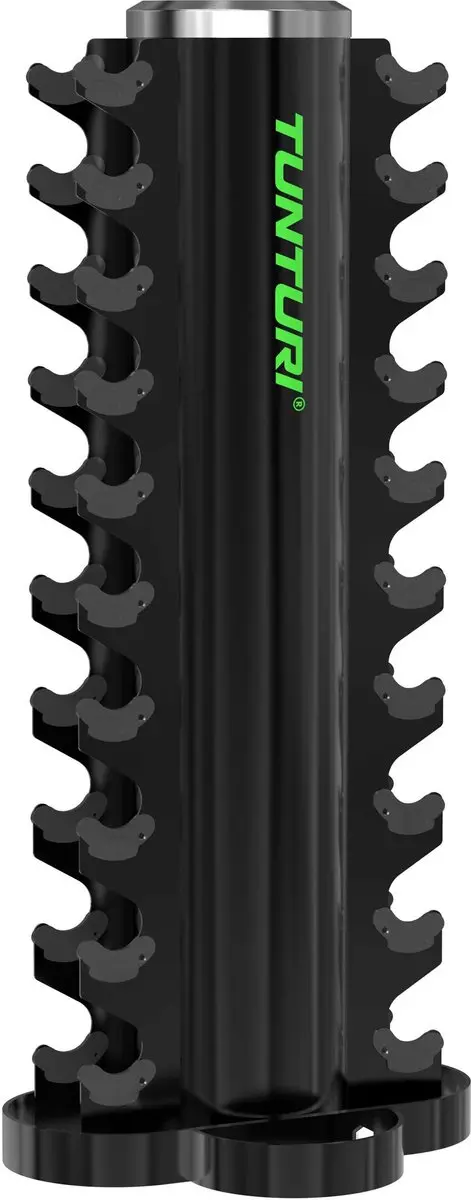 Tunturi Platinum Hexa Dumbbellset 1-10kg - 21 Stuks - Zwart