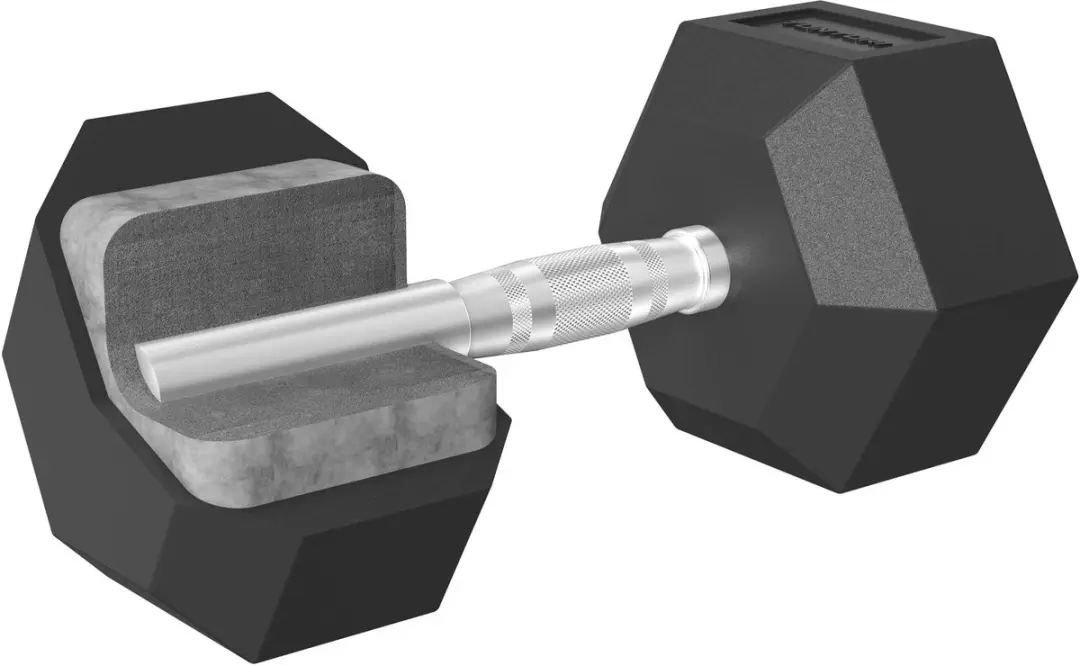 Tunturi Platinum Hexa Dumbbellset 1-10kg - 21 Stuks - Zwart