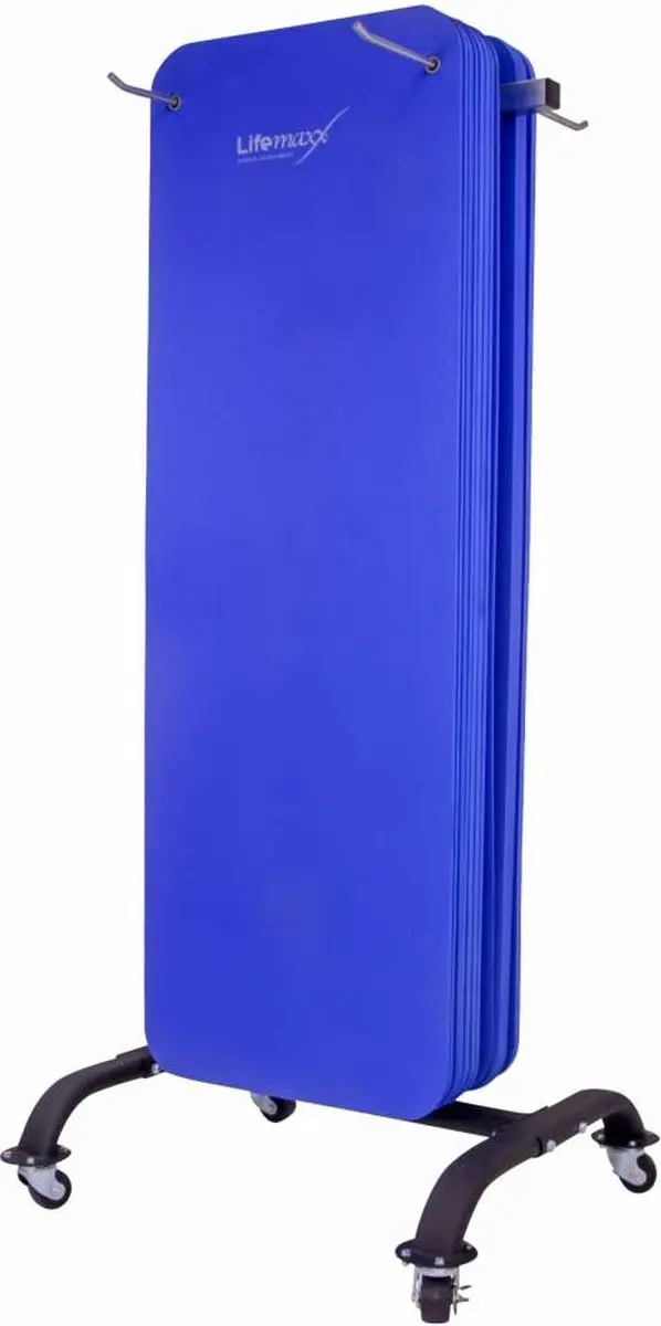 LifeMaxx LMX Aerobic Fitnessmat Opbergrek - 30 Stuks - Zwart